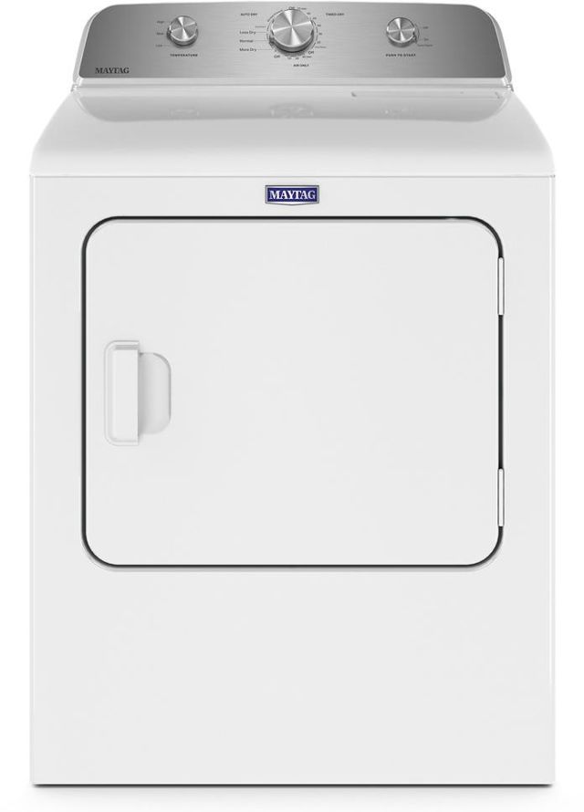 Maytag® 7.0 Cu. Ft. White Front Load Gas Dryer | Shore, Hallocks ...