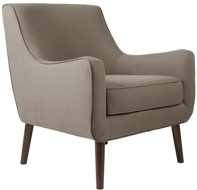 Olliix by Madison Park Grey Oxford Mid-Century Accent Chair-2