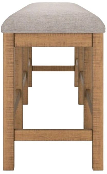 Signature Design by Ashley® Havonplane Brown/Gray XL Counter Dining Bench-3