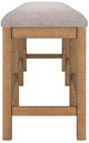 Signature Design by Ashley® Havonplane Brown/Gray XL Counter Dining Bench-3