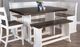 Sunny Designs™ Carriage House Brown/White Counter Height Side Bench-1