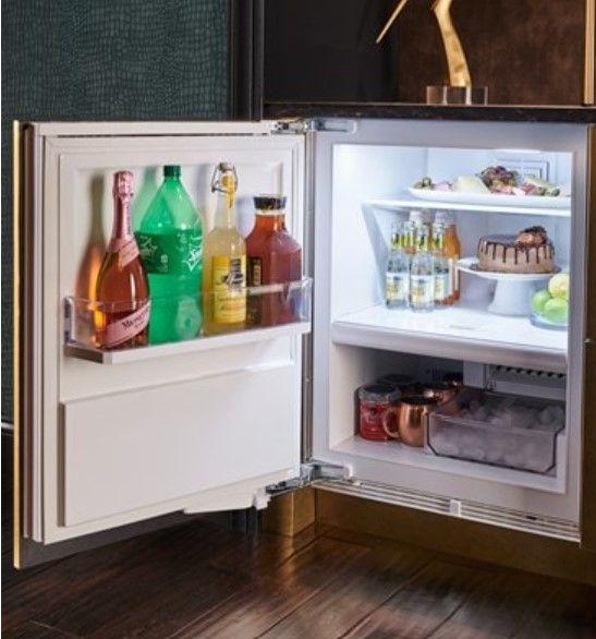 Sub-Zero® Designer 24" 4.7 Cu. Ft. Custom Panel Ready Smart Right Hinge Under-the-Counter Refrigerator with Ice Maker-3