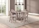 Furniture of America® Sterling West 2-Piece White Oak Counter Chair-1