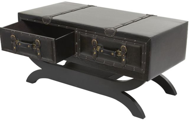 Deco Marche Dark Brown Coffee Table-1