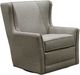 England Furniture Customizable Willow Swivel Chair with Nailhead Trim-0