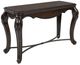 Signature Design by Ashley® Maylee Dark Brown Sofa Table-0