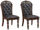 Homelegance® Adelina 2-Piece Brown-Cherry Side Chair Set-0