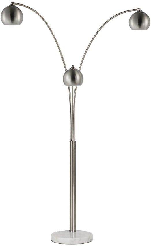 Renwil® Everren Aguillard Brushed Nickel Floor Lamp-2