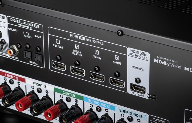 Denon® 5.2 Channel 8K Ultra HD AV Receiver-3