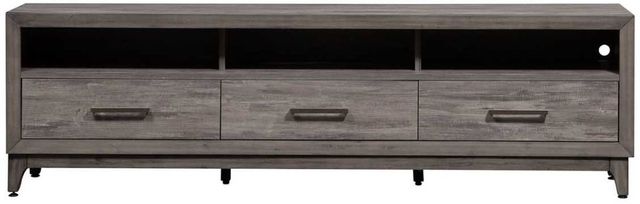 Liberty Furniture Mercury Driftwood Gray 76" TV Console-2