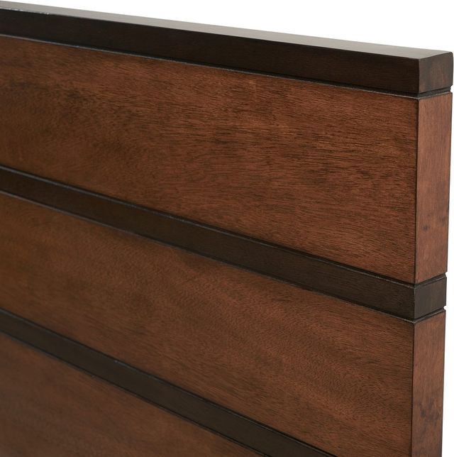 Linon Walnut Brown Queen Panel Bed-3