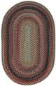 Capel Rugs Americana Colony Blue 20" x 30" Oval Throw Rug-0
