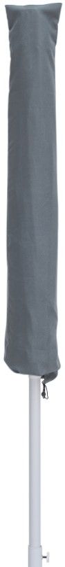 Meridian Furniture Fiji Beige/Matte White Aluminum Outdoor Patio Umbrella-2