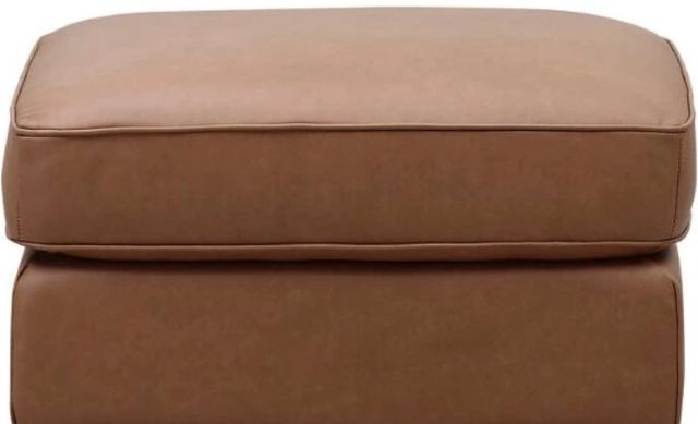 Leather Italia™ Georgetowne Mason Brown Ottoman-1