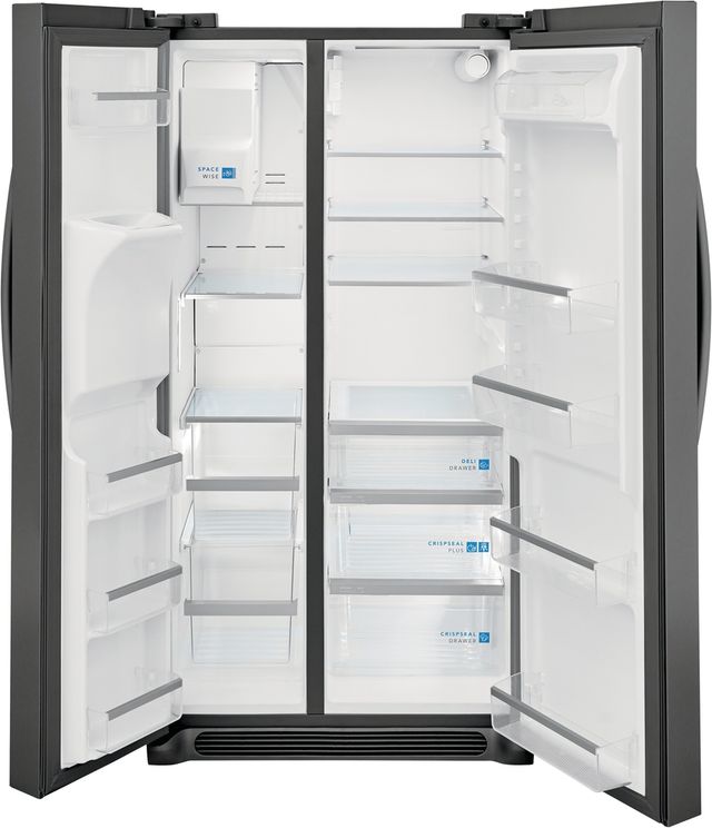 Frigidaire Gallery® 36" 25.6 Cu. Ft. Black Stainless Steel Side-by-Side Refrigerator-1