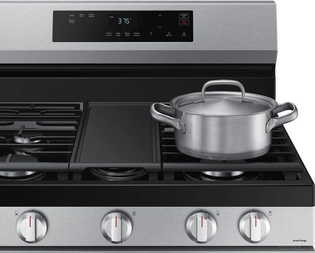 Samsung 30" Stainless Steel Smart Freestanding Gas Range-6