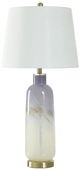 StyleCraft Lavender Mist/White Table Lamp-0