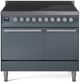 Ilve® Professional Plus II 40" Blue Grey Pro Style Induction Range-0