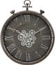 Horloge murale mécanique à engrenages de 24 po de Monarch Specialties Inc. - Gris-0