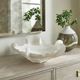 Uttermost® Coral Mirage Matte White Ceramic Indoor-Outdoor Bowl-5