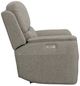 Flexsteel® Henry Fog Gray Power Recliner with Power Headrest and Lumbar-2