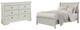 Signature Design by Ashley® Jorstad 2-Piece Gray King Sleigh Bed Set-0