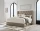 Signature Design by Ashley® Branzton Taupe Full Upholstered Panel Storage Bed-1
