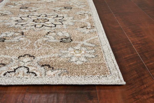 KAS Rugs Lucia Beige/Grey Verona 5'x8' Rug-1