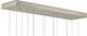 Currey & Company Rame Multi-Drop Copper/Painted Silver Pendant Lighting-2