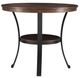 Powell® Franklin Brown Counter Table with Matte Black Base-3