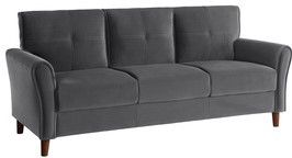 Mazin Furniture Dunleith Gray Sofa-1