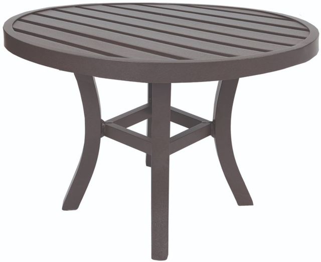 Lane Venture® Craftsman Gunmetal Round Dining Table-0