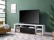 ACME Furniture Buck II Black High Gloss/White TV Stand-1