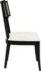 Riverside Furniture Laguna Ebony Drift/White Upholstered Dining Chair-3