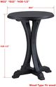 Forty West Zach Black Accent Table-1