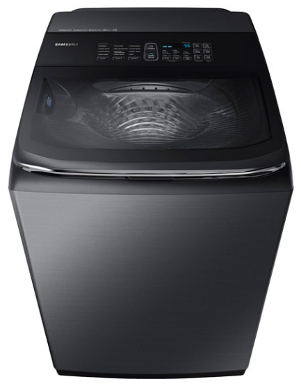 Samsung 5.2 Cu. Ft. Fingerprint Resistant Black Stainless Steel Top Load Washer-2