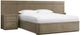 Riverside Furniture Pasadena Casual Taupe Queen Panel Bed with Pier-2