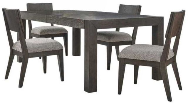 Liberty Furniture Cascade Falls 5-Piece Gray Mist/Satin Espresso Rectangular Optional Dining Set-0