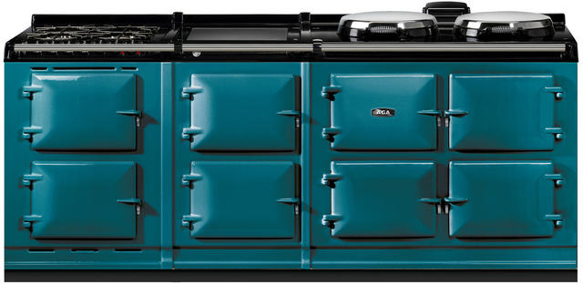AGA™ Classic R7 210 83" Salcombe Blue Pro Style Dual Fuel Range-0