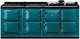 AGA™ Classic R7 210 83" Salcombe Blue Pro Style Dual Fuel Range-0