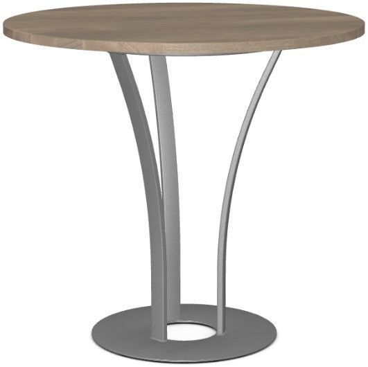 Amisco Customizable Dalia 42" Counter Table with Solid Birch Top-0