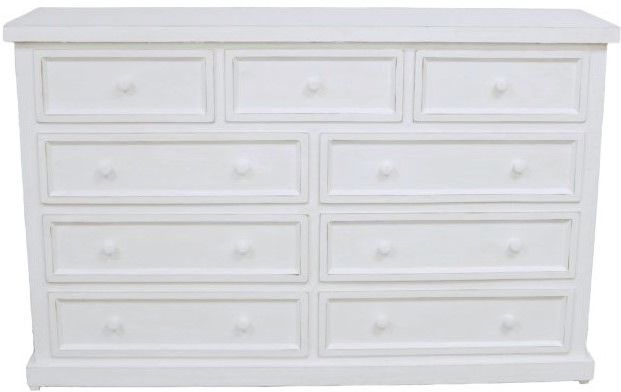 Million Dollar Rustic High Cotton White Dresser-0