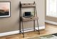 Monarch Specialties Inc. 32"L Dark Taupe and Black Metal Computer Desk-1