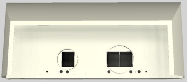 Vent-A-Hood® Designer Series 54" Biscuit Wall Mounted Range Hood-1
