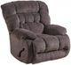 American Wholesale Furniture Daly Cobblestone Manual Swivel Recliner-0