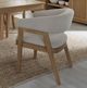 Parker House® Escape Beige/Mirage Mist Dining Arm Chair-1