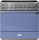 AGA™ Elise 36" Stainless Steel Pro Style Induction Range with Carnaby Blue Door-0