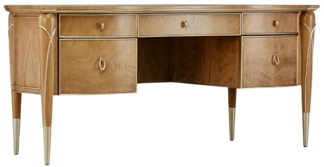 Michael Amini® Villa Cherie Caramel/Chardonnay Writing Desk-0