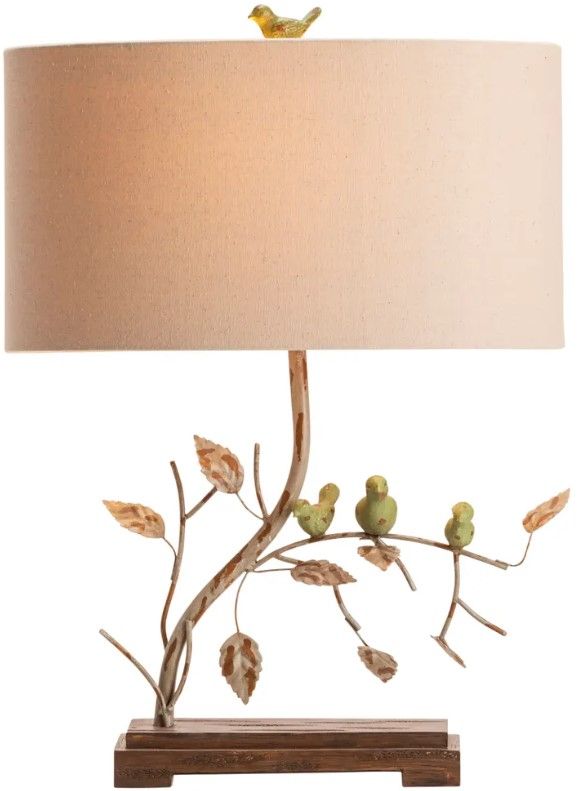 Crestview Collection Ella Beige Table Lamp-2