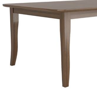 Country View Woodworking Customizable Avondale Red Oak Top 38" Dining Table with Brown Maple Base-1